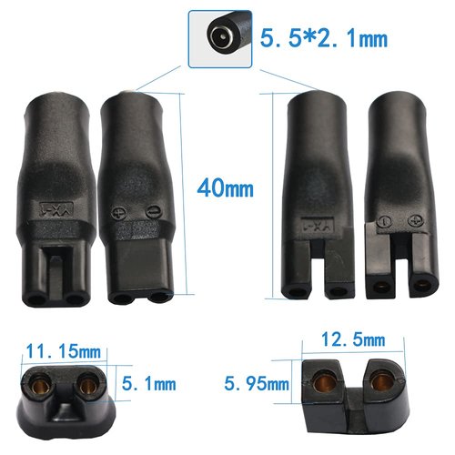 Power Cord 5V Replacement Charger - USB Adapter for Hairdressers, Shavers, Lamps & More