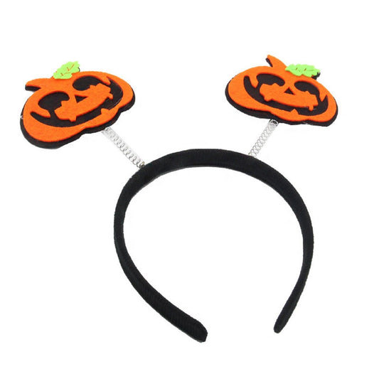 Love Sweety Halloween Spider Ghost Pumpkin Hair Hoop Cosplay Devil Headband (Pumpkin)