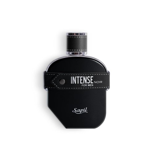 Sapil Intense Noir Eau de Parfum for Men - Long-Lasting Amber & Leather Fragrance - 100ml Bold Citrus Scent