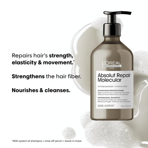 L'Oréal Professionnel Paris Absolut Repair Shampoo & Mask Set - Nourishing Repair for Dry, Damaged Hair