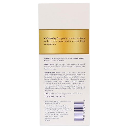 Obagi Medical Cleansing Gel - Deep Cleanse & Refresh Skin | 6 Fl Oz