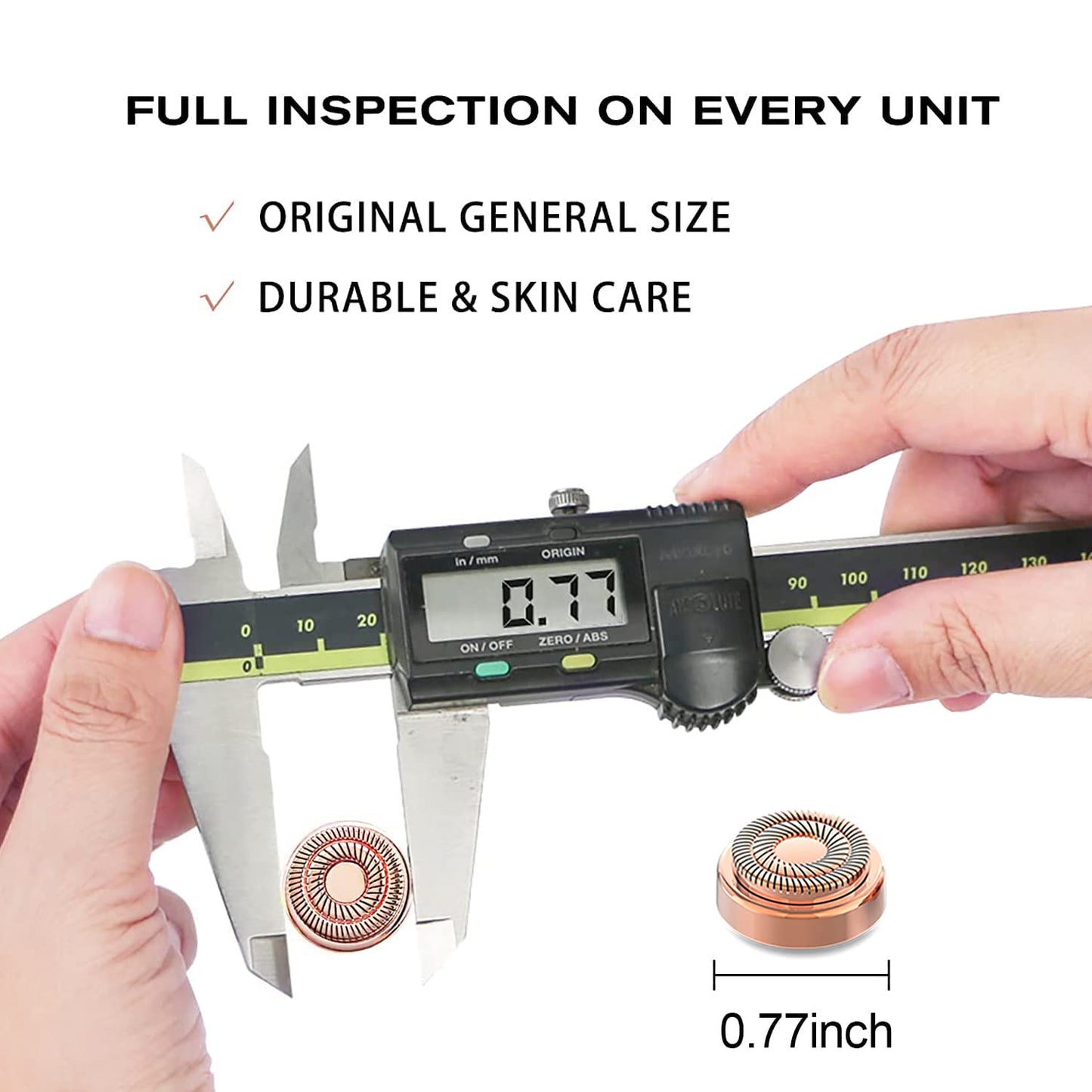 Gen 2 Replacement Heads Compatible With Flawless Facial Hair Remover For Women, Double Ring Replacement Blades For Old Flawless, 6 Count