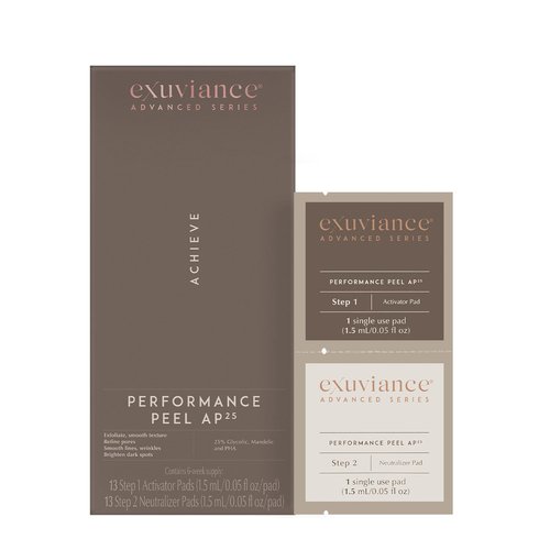 Exuviance Performance Peel AP25 - At-Home Chemical Peel with Glycolic Acid for Anti-Aging & Pore Refinement | Mandelic & Polyhydroxy Acids