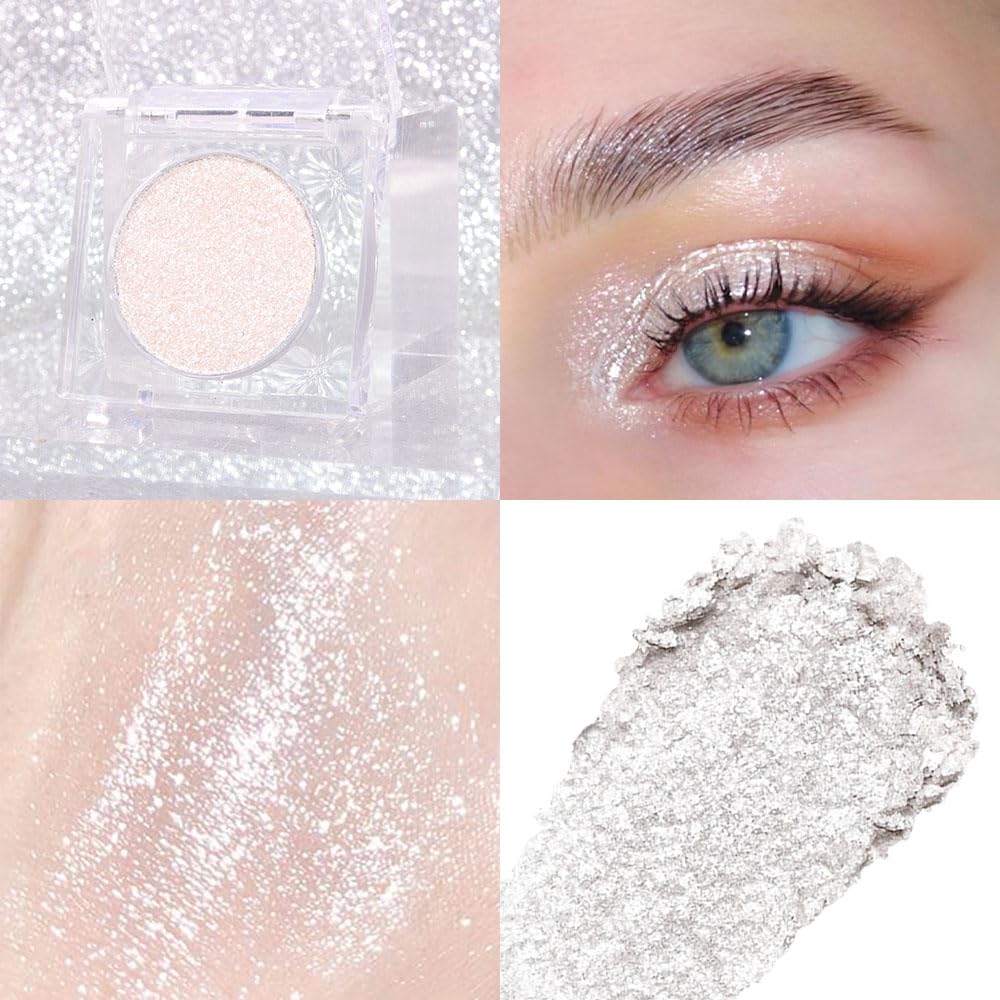 CAKAILA Shimmer Eyeshadow Palette - Long-Lasting, Natural-Looking Neutral Shades for Mature Skin