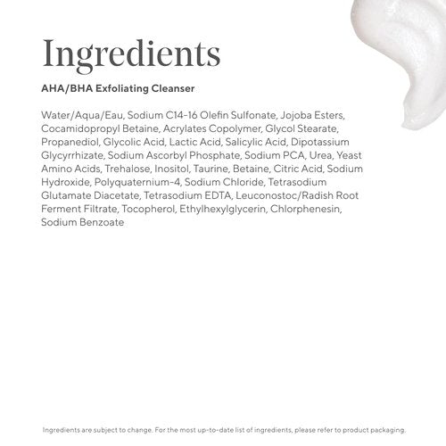 Murad AHA/BHA Exfoliating Cleanser - Triple-Action Face Wash with Salicylic, Lactic & Glycolic Acids - Smooths & Revitalizes Skin