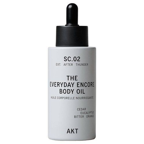 AKT Everyday Encore Body Oil - 3.4 Fl Oz | Fast Absorbing Moisturizer with Cedar Fragrance for All Genders