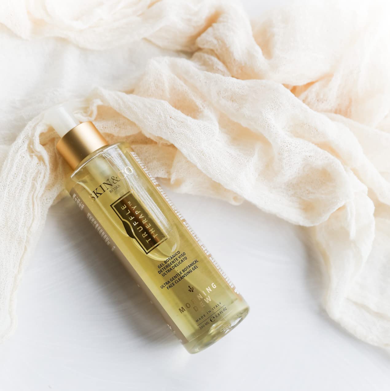SKIN&CO Roma Truffle Therapy Face Cleansing Gel - Gentle Cleanser for Radiant Skin | 6.8 Fl Oz
