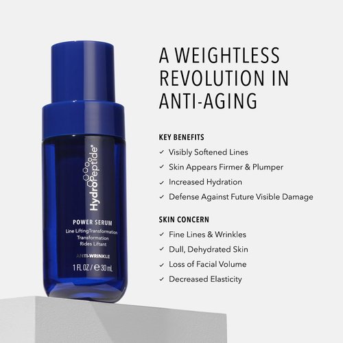 HydroPeptide Power Serum - Anti-Aging Wrinkle Treatment for Enhanced Skin Hydration | 1 Ounce