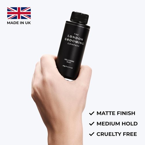 London Grooming Company Matte Hair Powder for Men - All-Day Medium Hold Texture Powder | 0.7 Ounces (20g)