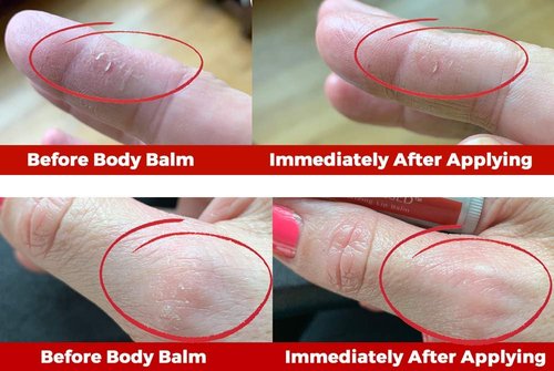 Bliss Kiss Simply Kissed Ultra Hydrating Body Balm for Dry Cracked Skin