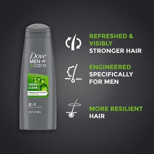 Dove Men+Care Shower Caddy Gift Set - Extra Fresh Body Wash, Deodorant & 2-in-1 Shampoo (4 Pieces)