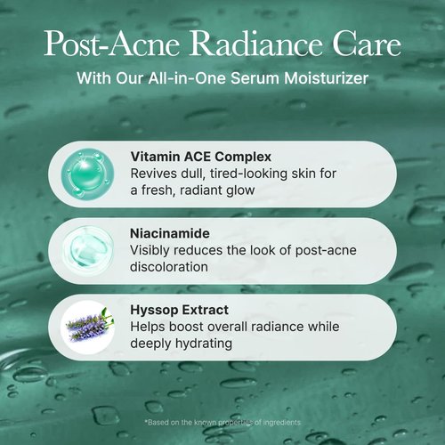 Arencia Glow Hyssop Overnight Face Mask Serum - hydrating & Anti-Aging Serum for younger looking Korean Glass Skin, Vitamin A, C, E, Niacinamide, Peptide
