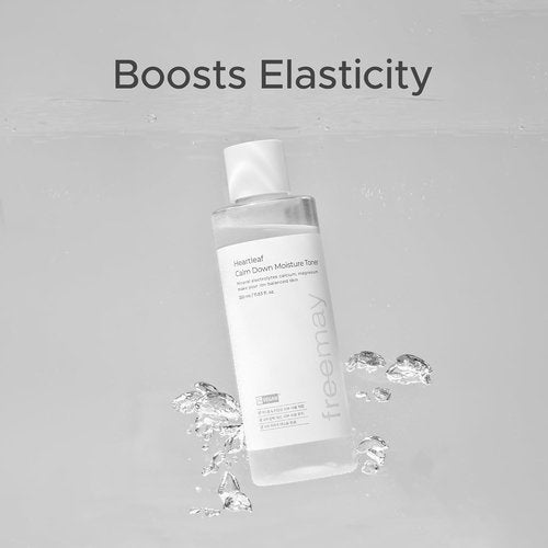 Freemay Heartleaf Moisture Toner - Soothing Formula for Sensitive Skin | Strengthens Skin Barrier, 11.83 fl. oz