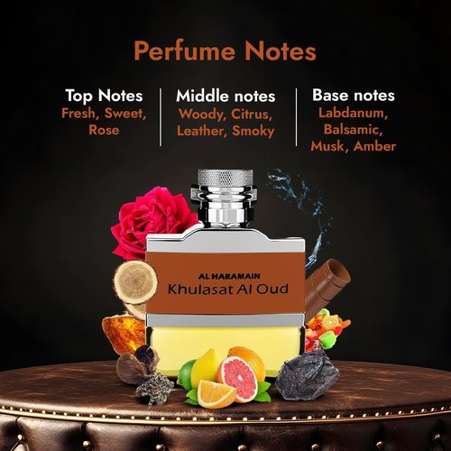 Khulasat Al Oud by Al Haramain for Unisex - 3.3 oz EDP Spray