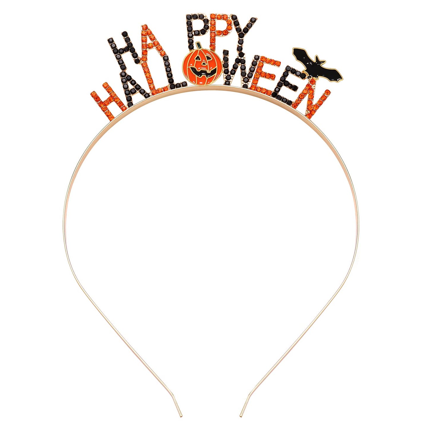 UYT Halloween Headbands Rhinestone Halloween Hairbands for Women Girls Halloween Party Headwear