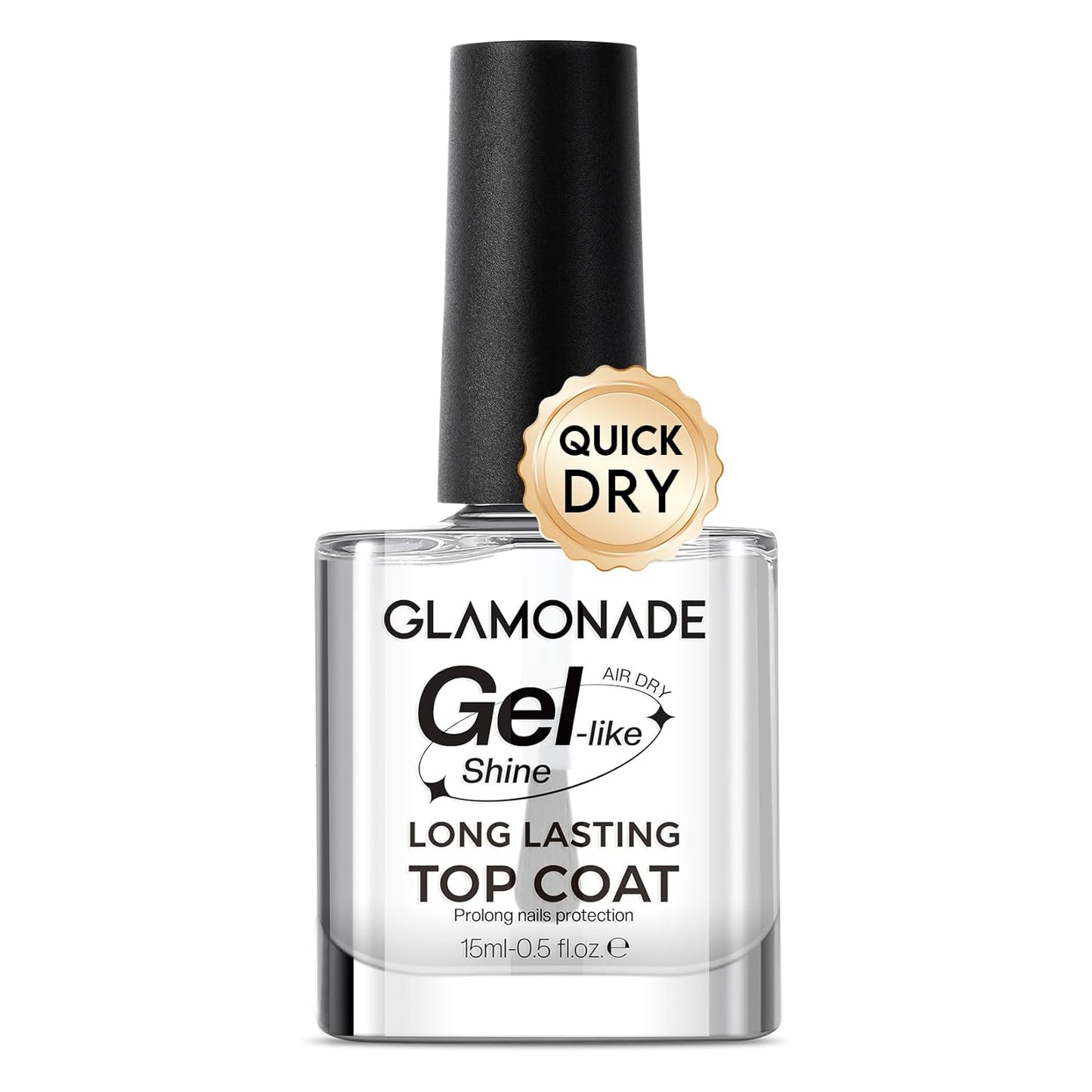 Skiennix Top Coat Nail Polish - Quick Dry, No Chip, High Shine Finish | Long Lasting Glossy Formula