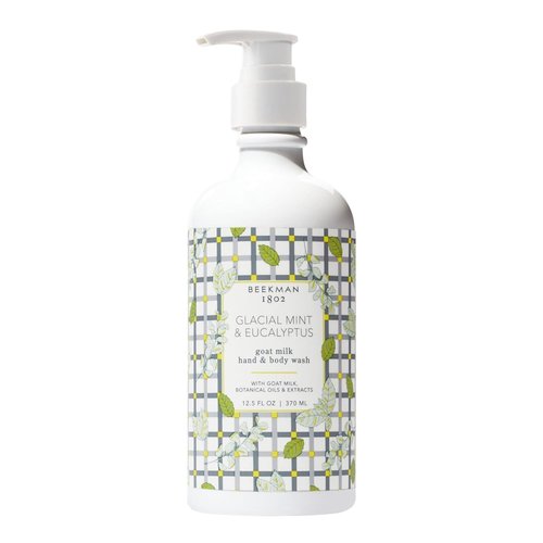 Beekman 1802 Glacial Mint & Eucalyptus Soap & Hand Wash Gift Set - Spa-Inspired Hydration Duo (2 Count)