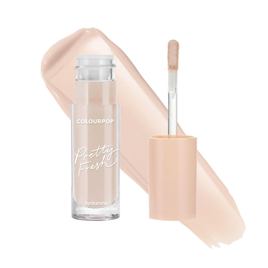 ColourPop Pretty Fresh Creamy Concealer - Full Coverage with Natural Finish - Hydrating Formula with Hyaluronic Acid & Coconut Water - Light 40N (0.3 oz)