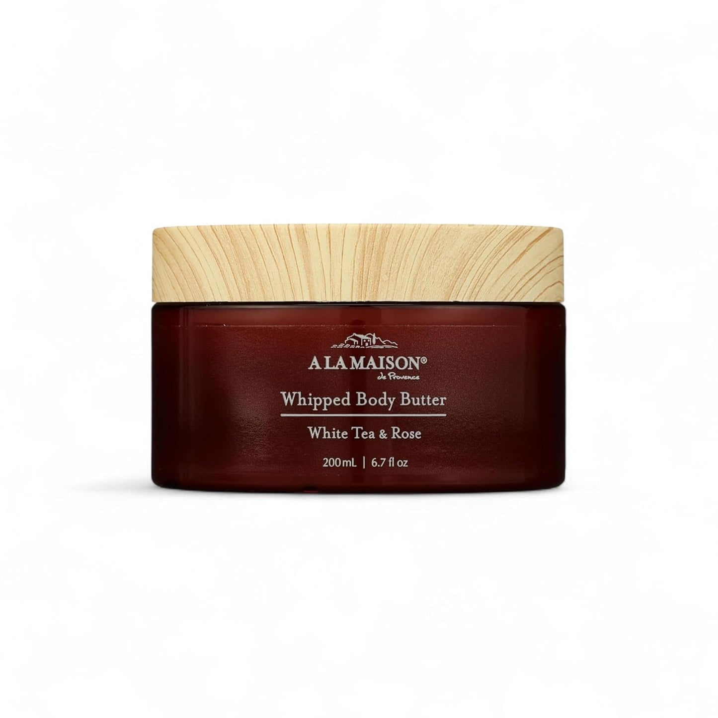 A LA MAISON Whipped Body Butter - Ultra-Rich Shea Moisturizer with Argan & Jojoba Oils - 6.7 oz Amber Collection