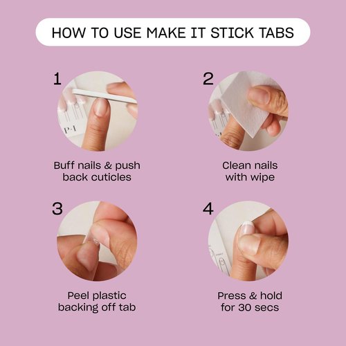 OPI Make It Stick Nail Adhesive Press-On Tabs