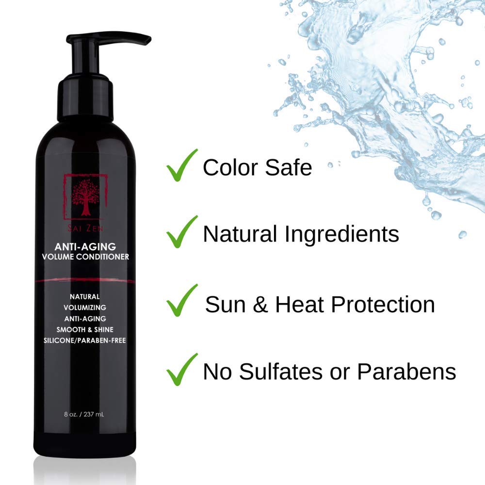 Skiennix Anti-Aging Volume Conditioner - Anti-Thinning & Volumizing Formula | Sulfate & Paraben Free | 8 oz.