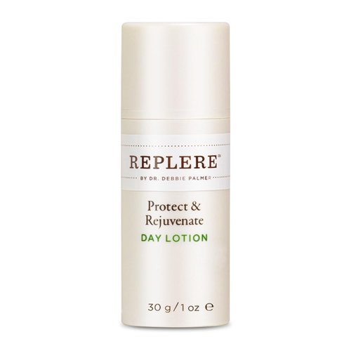 Replere Protect & Rejuvenate Day Lotion - Hyaluronic Acid Moisturizer with Coffea Arabica & Aloe | 1 oz for Fine Lines & Dark Spots
