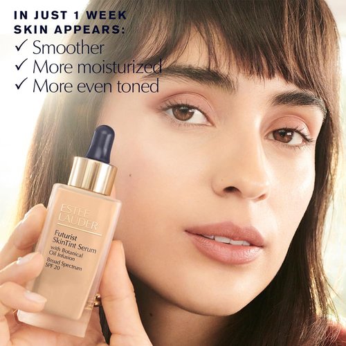 Estée Lauder Futurist Skin Tint Serum Foundation SPF 20 - Lightweight Hydration, 1.0 Fl Oz