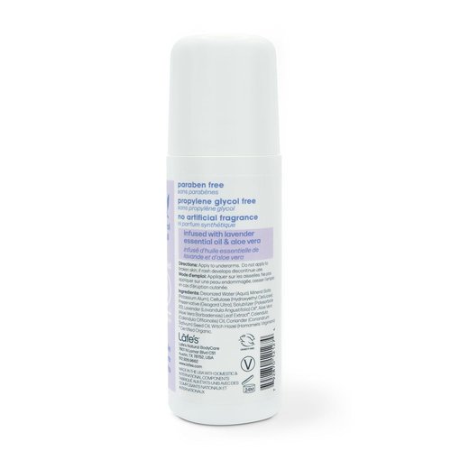 Lafe's Natural Deodorant - Aluminum-Free Lavender & Aloe Roll-On | 3oz Size for Freshness