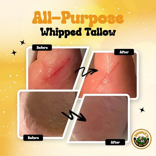 Magic Moo Whipped Beef Tallow Skincare - Organic Moisturizer for Acne, Eczema & Dry Skin | 4oz
