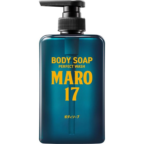 **MARO17 Collagen Men’s Body Wash - Hydrating Sulfate-Free Shower Gel with Hyaluronic Acid | Bergamot Scent**