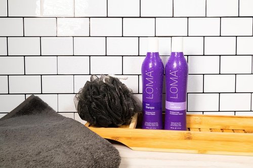 Loma Hair Care Violet Shampoo, Vanilla Bean/Blood Orange, 12 Fl Oz