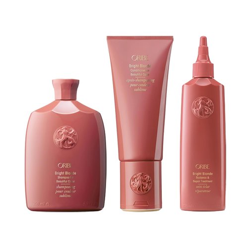 Oribe Bright Blonde Shampoo & Conditioner Bundle - Radiance & Repair Treatment for Luminous Hair