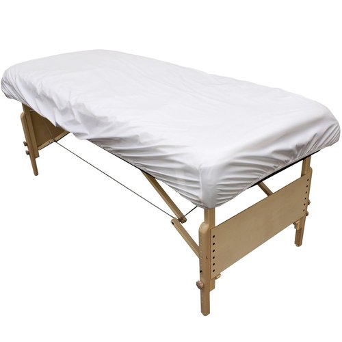 Body Linen Massage Table Cover - Waterproof, Reusable Barrier | Machine Washable & Easy to Clean