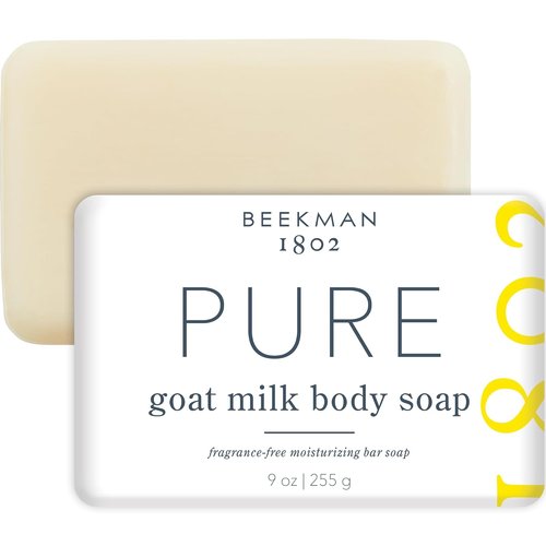 Beekman 1802 Goat Milk Bar Soap & Hand + Body Wash - Fragrance-Free Skincare Gift Set