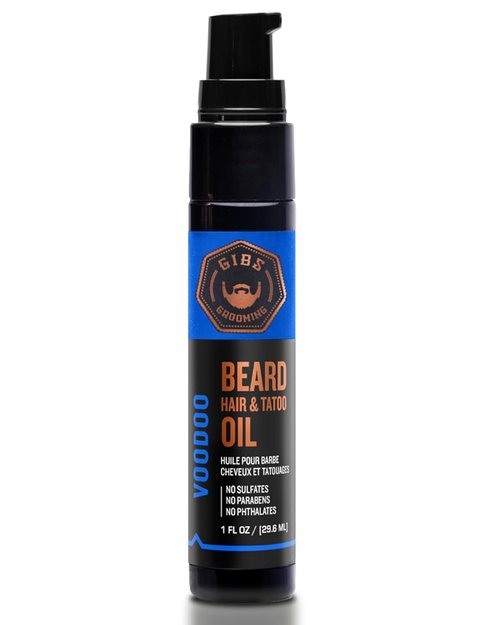 GIBS Beard Oil - Softens & Strengthens Beard Growth, Moisturizes Skin | Available in 4 Scents & 2 Sizes