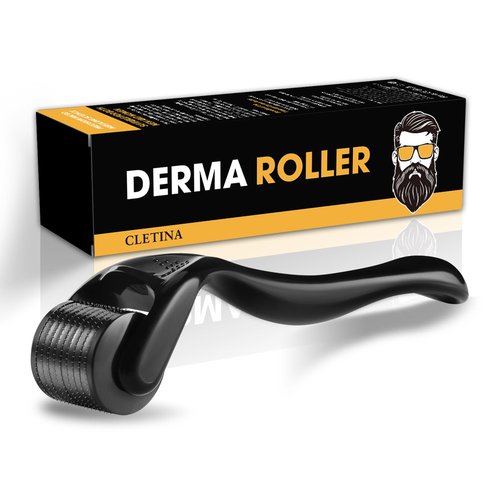 540 Titanium 0.25mm Derma Roller - Microneedle Roller for Men and Women Home Use - Microneedling Roller Skin Care Tool