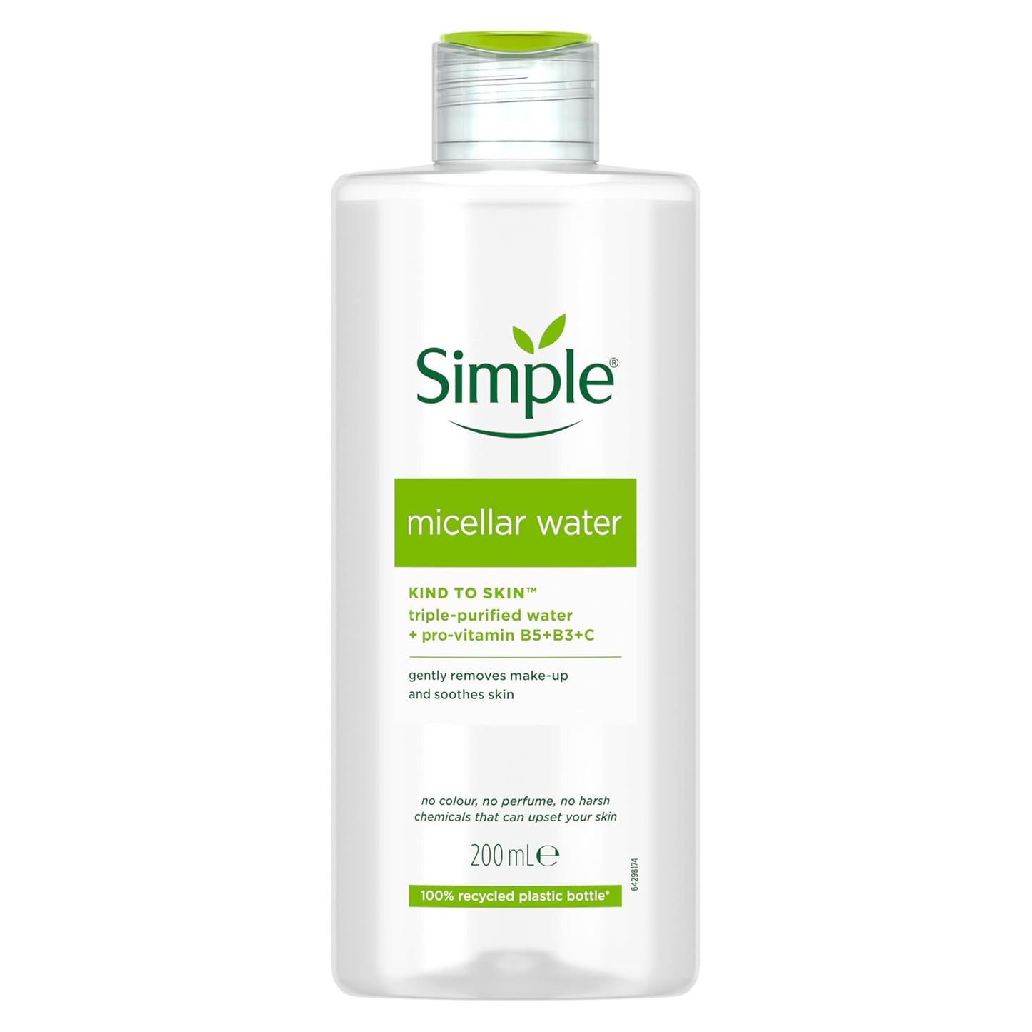 Simple Kind To Skin Micellar Cleansing Water - Gentle Makeup Remover | 200ml