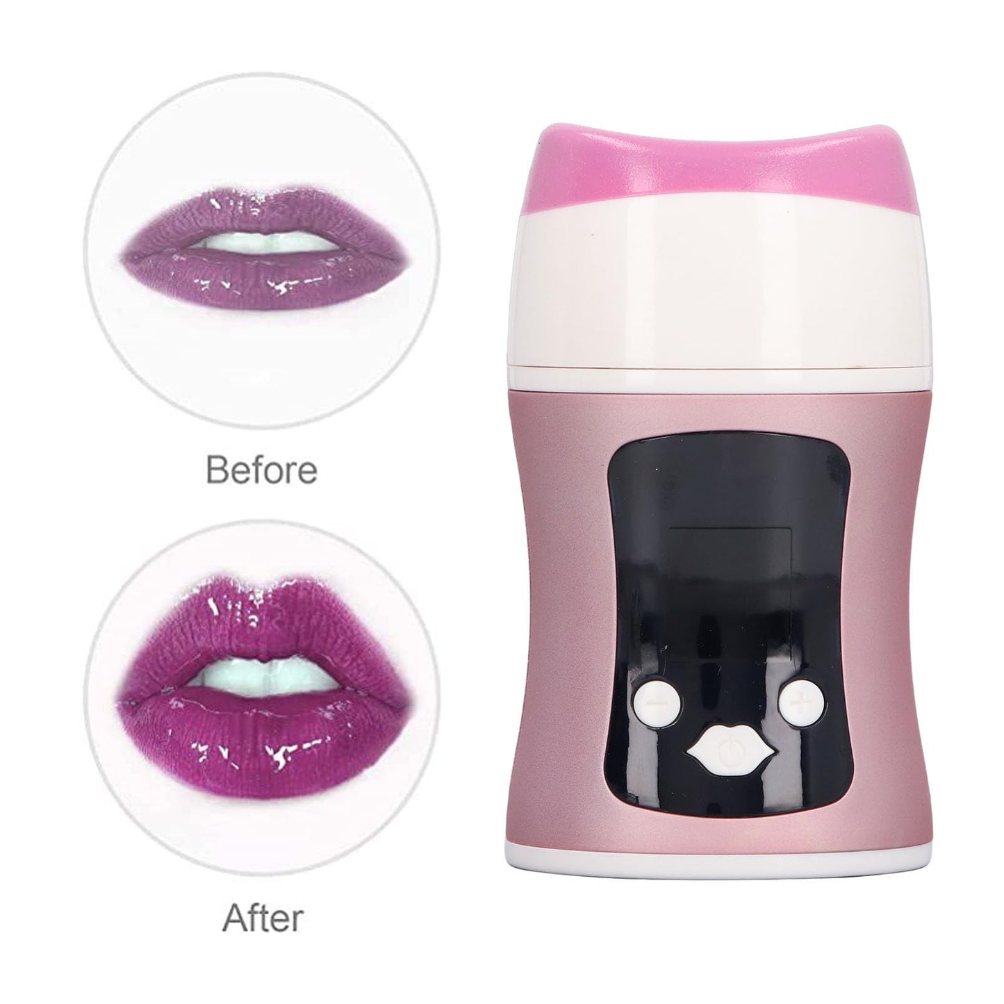 ZJchao Lip Plumper Device, Lip Plumper Tool Lip Plumping Enhancer Electronic Lip Plump Device Lightening Lines Time Control Portable Enhancer Sexy Thicker Lips Plumping Device for Makeup
