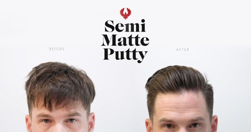 Atlas Matte Hair Pomade for Men Semi-Matte Putty | Men's Hair Styling Product | Medium Hold | Low Shine Hair Clay Pomade Hybrid | Water Soluble | 2.4oz
