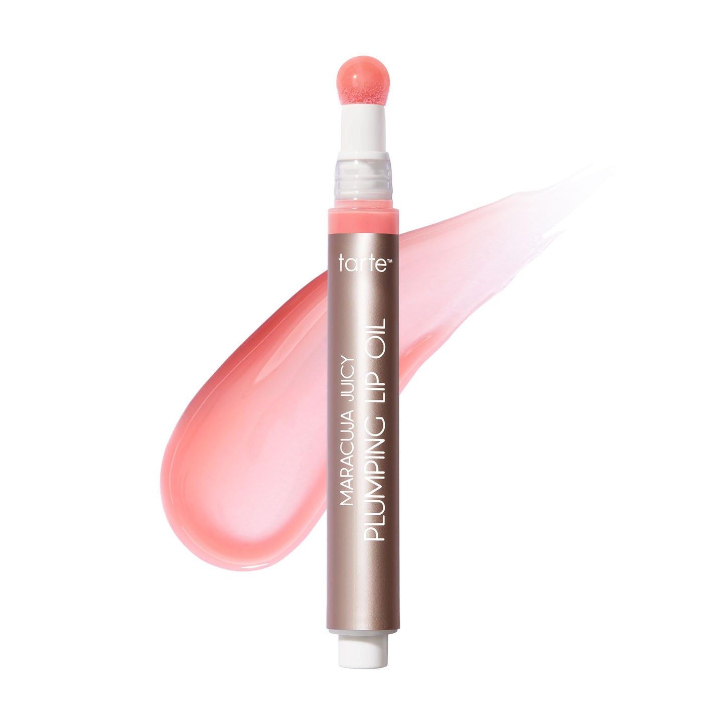 tarte maracuja juicy plumping lip oil - Hydrating & Volumizing Lip Plumper Gloss Balm with Nourishing Hyaluronic Acid & Vitamin E, Plumps & Moisturizes, Vegan & Cruelty Free