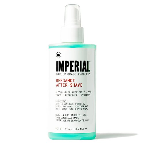 Imperial Barber Bergamot After-Shave | Alcohol-Free Formula, 9 oz for Smooth Skin
