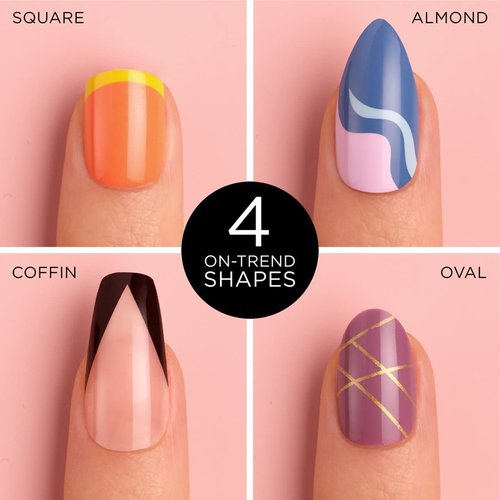 Sally Hansen Salon Effects® Press On Nails - Beet Pray Love, Oval Shape, Non-Damaging Adhesive Included