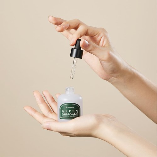 Leaders Green Collagen Serum - Vegan Anti-Aging Moisturizer for Firm Skin | 30ml