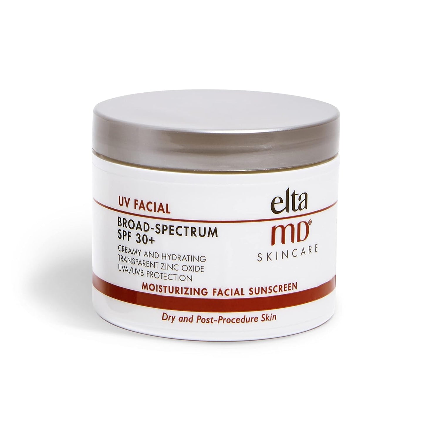 EltaMD UV Facial Sunscreen SPF 30+ - Broad Spectrum Moisturizing Face Lotion with Hyaluronic Acid | 3.0 oz Tube
