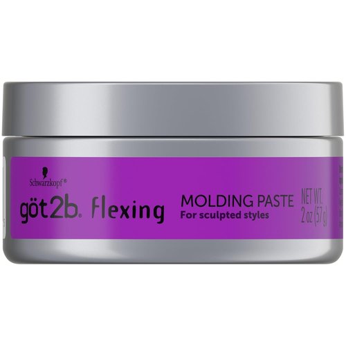Got2B Flexing Molding Paste - Strong Hold Hair Styling Cream | 2 oz for All-Day Style