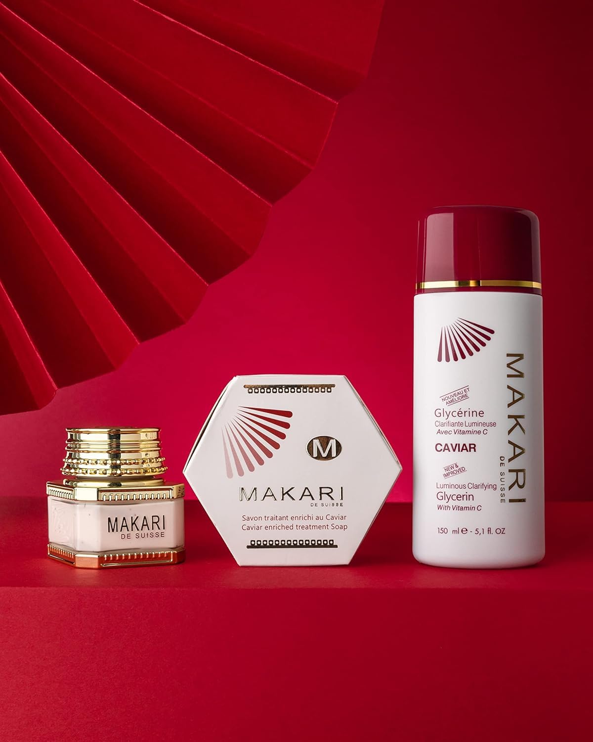 MAKARI Classic Caviar Enriched Treatment Soap 2 Pack (7 oz) | Moisturizing & Brightening Bar Soap for Face & Body | Anti-Aging Cleanser for Fine Lines & Wrinkles