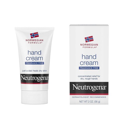 Neutrogena Norwegian Formula Moisturizing Hand Cream for Dry, Rough Hands, Fragrance-Free Glycerin Hand Lotion for Softer Skin, Concentrated Intensive Hand Cream, 2 oz