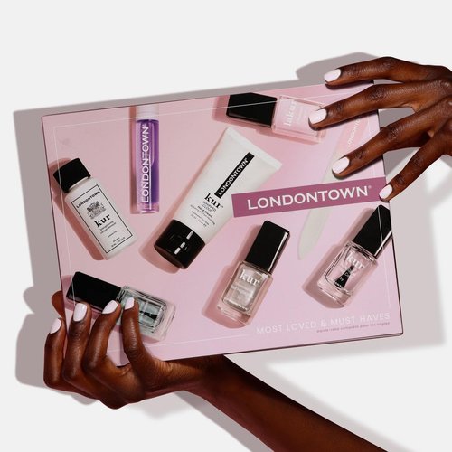 LONDONTOWN Complete Nail Polish Set - Must-Have Manicure Essentials & Cuticle Care Tools