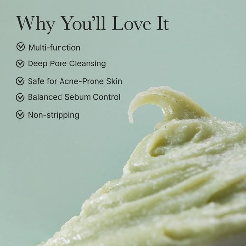 Arencia Rice Mochi Face Cleanser - Moisturizing & Brightening Daily Scrub for All Skin Types | Vegan & Organic (1.76oz)