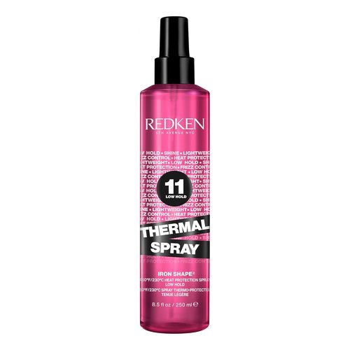 Redken Thermal Spray 11 | Low Hold Hair Spray for All Hair Types - Smooth, Silky Finish & Heat Protection